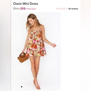 Showmeyourmumu Oasis Mini Dress
